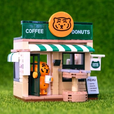 สินค้าพร้อมส่ง!! 🐯🐯 Tiger Dessert Cafe Brick Figure 🐯 ตัวต่อของเล่น