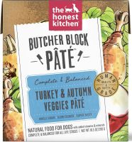 อาหารเปียกสุนัข The Honest Kitchen Butcher Block Pate สูตร Turkey &amp; Autumn Veggies ขนาด 298 g