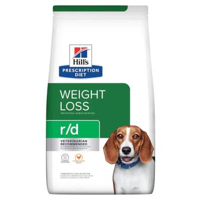 Hills Prescription Diet
r/d Chicken Flavor Dry Dog Food 3.85 kg.อาหารเม็ดสุนัข