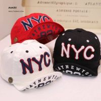 0✔พร้อมส่ง✔หมวกแก๊ปเด็ก ปัก NYC หมวกปีก หมวกนำเข้า