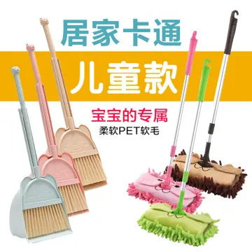 18 Pieces Dollhouse Cleaning Supplies Mini Cleaning Toys Miniature Mop  Dustpan Bucket Brush Mini Cleaning Tools Pretend Play Dollhouse Furniture