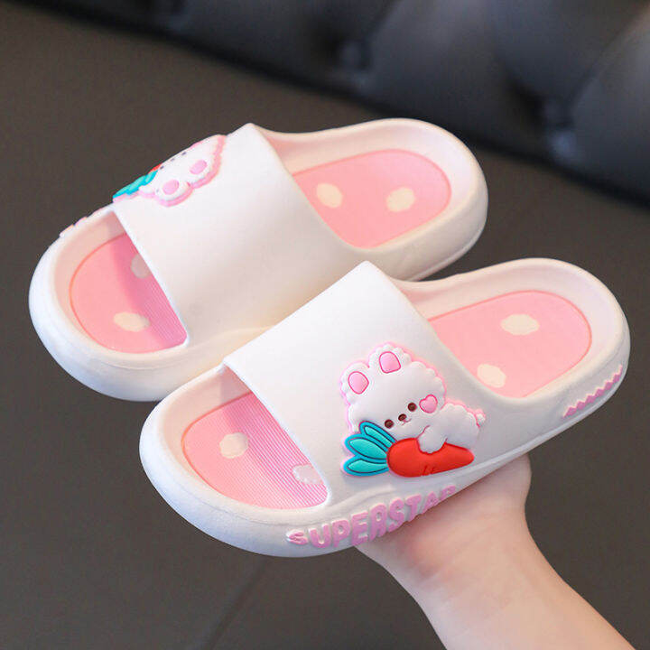 Girls' Slipper Cute Summer Children Toddler Baby Indoor Soft Bottom Non