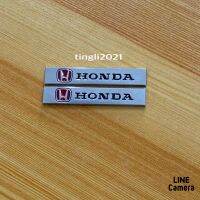 โลโก้* HONDA เล็กคู่ งานโลหะ ( ขนาด* 1 x 5.9 cm ) ราคาต่อคู่