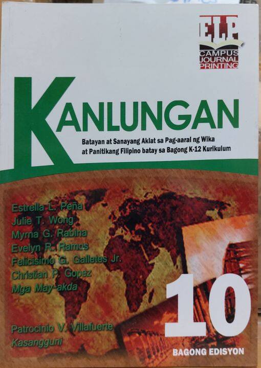 KANLUNGAN 10: Batayan At Sanayang Aklat Sa Pag-aaral Ng Wika At ...