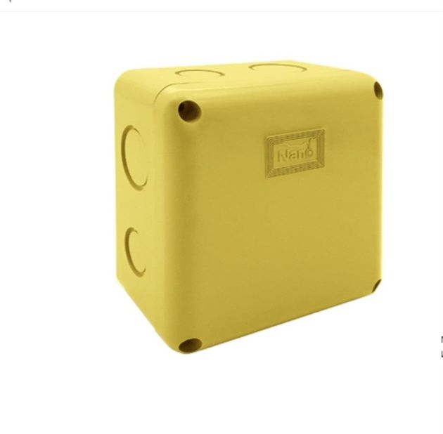 NANO กล่องกันน้ำพลาสติก สีเหลือง รุ่น NANO-202Y 40/กล่อง