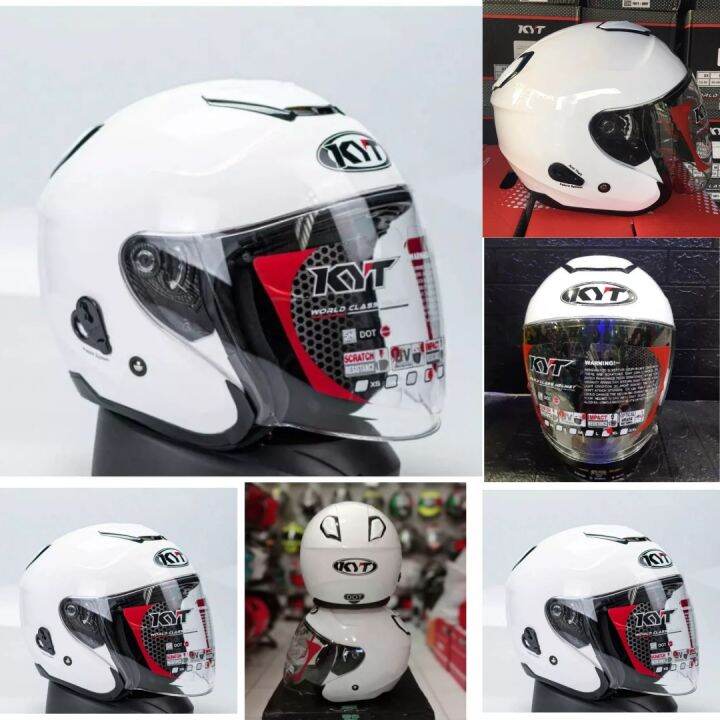 Helm Kyt Kyoto Putih Original Lazada Indonesia