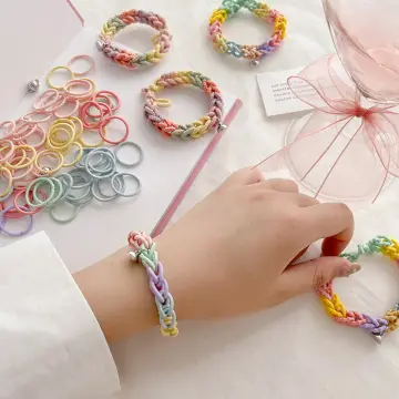Wholesale handmade string rope cord braid braided peach blossom with beads  charm adjustable DIY gift bracelet jewelry for boyfriend From m.alibaba.com
