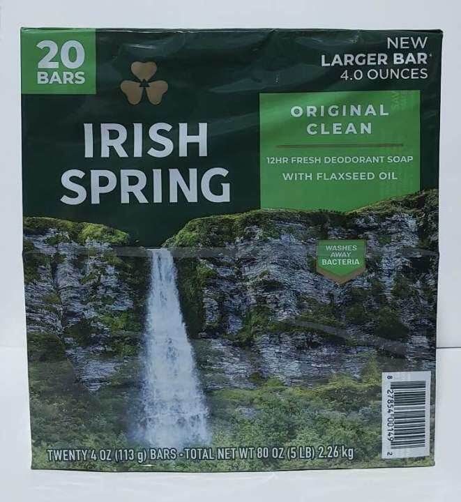 Irish Spring Soap Original 20 bars Lazada PH