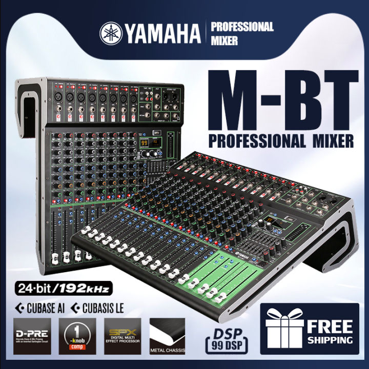 แท้Yamaha-มิกเซอร์มืออาชีพ 8-Way/12-Way เอฟเฟค Dsp ในตัว Usb Bluetooth  รีเวิร์บ สเตจบาร์ ประสิทธิภาพ งานแต่งงาน Ktv การประชุมทางไกลผ่านวิดีโอที่บ้าน  | Lazada.Co.Th