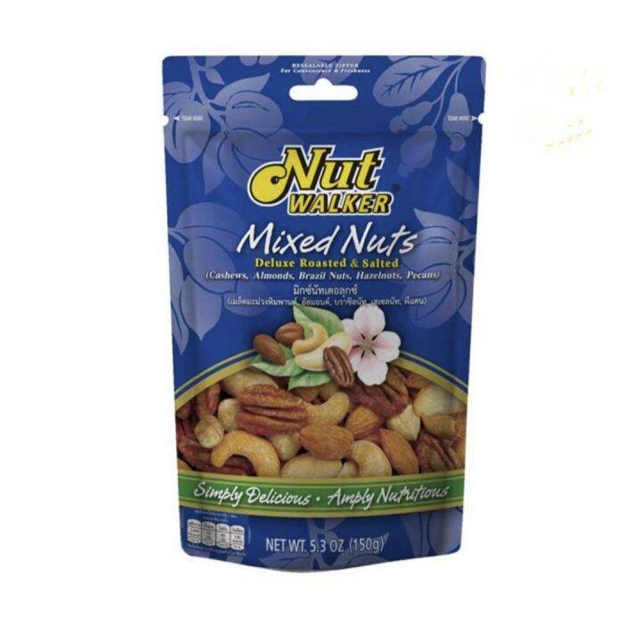 nut-walker-mixed-nuts-deluxe-ถั่วผสมคั่วพิเศษ-ขนาด-150-กรัม