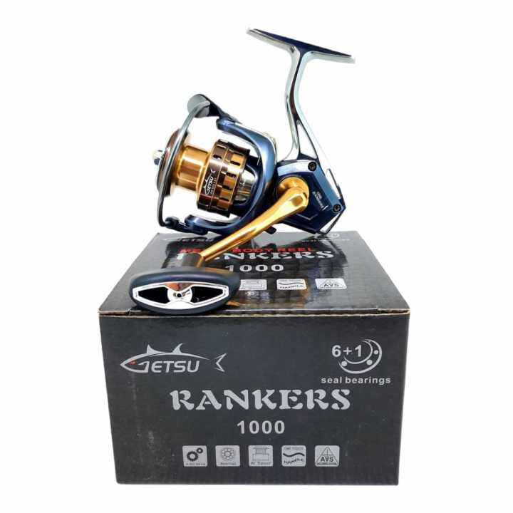 REEL POWER HANDLE METAL BODY GETSU RANKERS 1000 2000 3000 SMOOTH MURAH