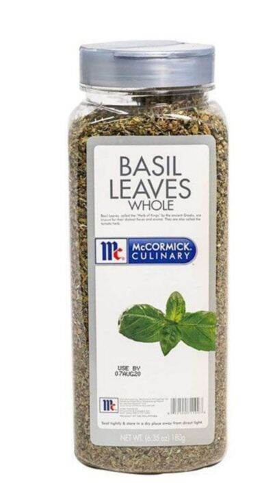 Mc Cormick Basil Leaves Whole 180g | Lazada PH