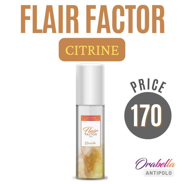 Orabella Flair Factor Citrine ( For All) Lazada PH