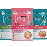 Purina One (เพียวริน่า วัน) มีสูตรให้เลือก เพียวริน่าวัน อาหารแมว แบบแห้ง Kitten Salmon Indoor  6.6 kg