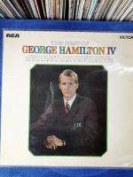 THE BEST OF  GEORGE HAMILTON IV    แผ่นต้นฉบับเดิม แผ่นเสียง 00551 vinyl Lp 33rpm 12"สภาพกำลังฟังได้ดีได้รับการตรวจสอบ