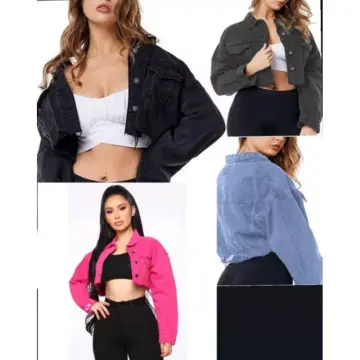 Blackpink crop top clearance jacket