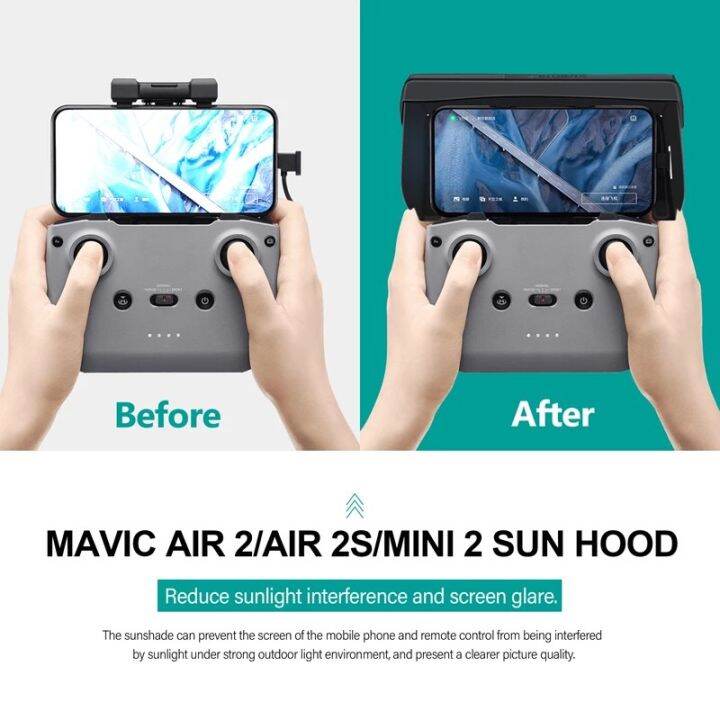 startrc-dji-mini-3-pro-mavic-3-controller-sunshade-tablet-phone-sunhood-foldable-sun-hood-for-dji-mini-2-air-2s-drone-remote-control