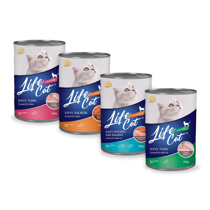 Life Cat Kaleng Kitten Tuna Gr Paket Dus Isi Kaleng Makanan Kucing Basah Price Promo