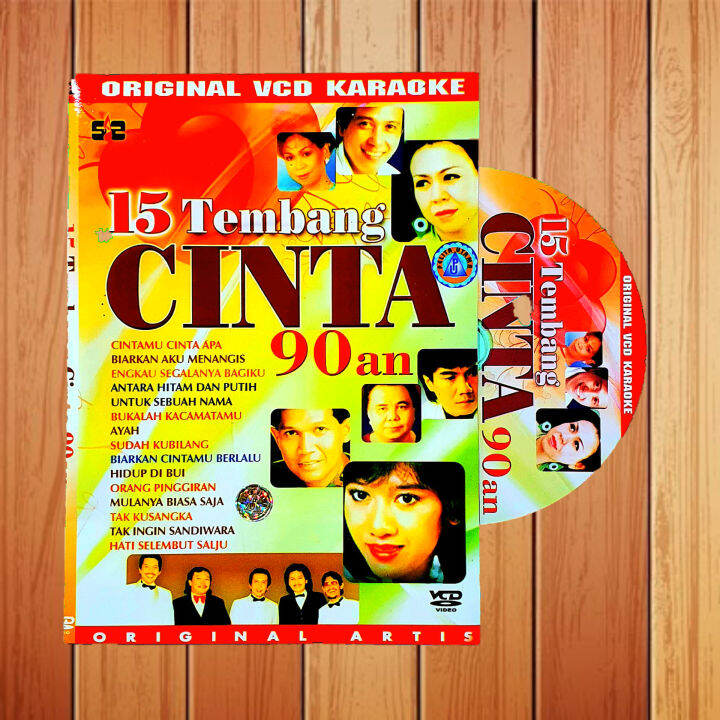 Kaset Vcd Original Karaoke Vidio Musik 15 Tembang Cinta 90 An Kaset