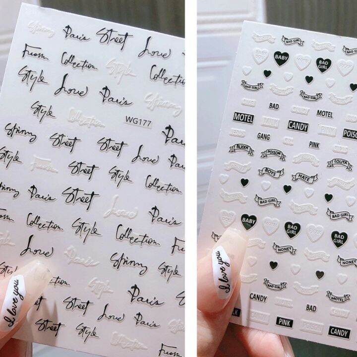 Tổng hợp Mẫu Móng Dán Sticker Chữ giá rẻ bán chạy tháng 52023 BeeCost #4 Tổng hợp Mẫu Móng Dán Sticker Chữ giá rẻ bán chạy tháng 52023 BeeCost
