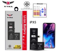 XTRA แบตโทรศัพท์ เพิ่มความจุ IPhone XS 3000mAh รับประกัน 1ปี เเถมไขควง แถมกาวติดแบตเตอรี่ เเถมสายชาร์จ เเถมกาวกันน้