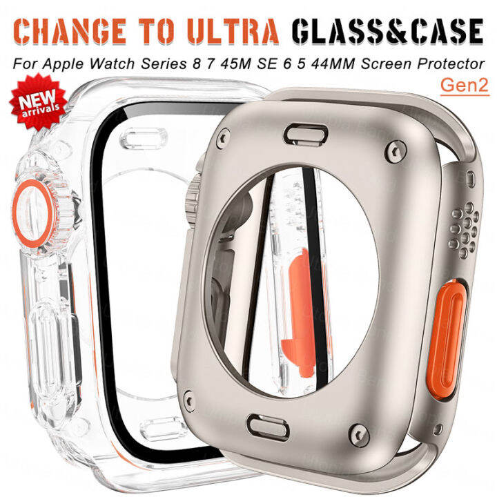 Change To Ultra 360 Full Protector Case for Apple Watch 45mm 44mm 42mm