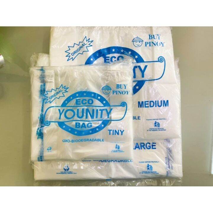 YOUNITY OXO-Biodegrable Transparent Sando Bag , Makapal at Matibay ...