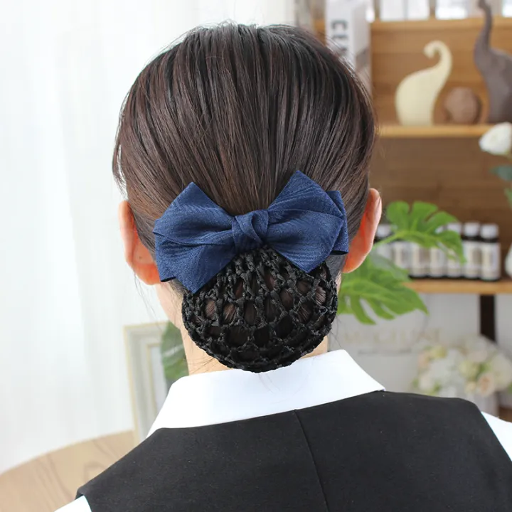 Professional Floral Headdress String Bag Nurse Bank Hotel Stewardess Waiter  Work Accessories Hair Net Stewardess Bow | Lazada PH