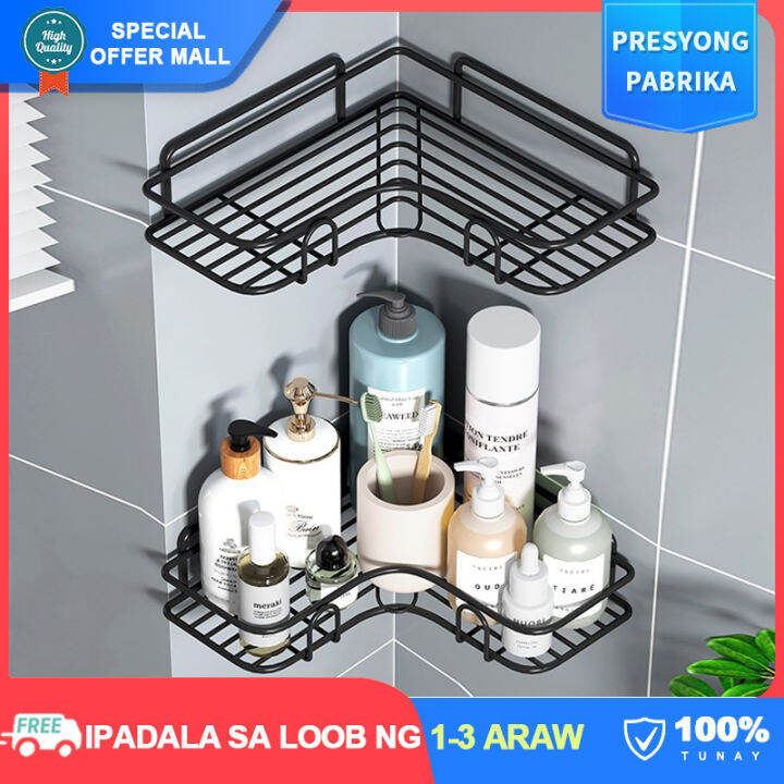 【Japanese Original】Antirust Bathroom Corner Racks Shower Room Hanging ...