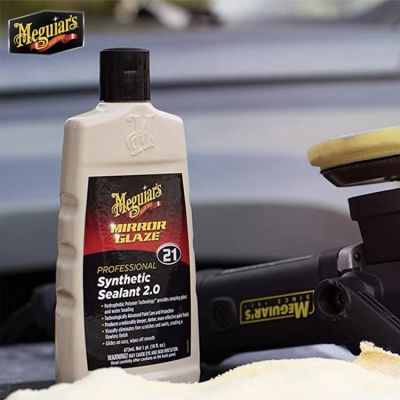 Meguiars M2116 Synthetic Sealant 2.0 น้ำยาเคลือบสี เบอร์ 21 แว็กซ์ขัดเคลือบสี เมกไกวส์ M21 ซินเธติค ซีลแลนท์