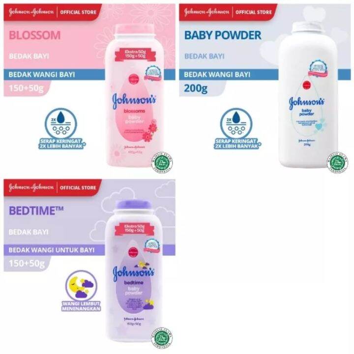 Johnsons baby powder 200g | Lazada Indonesia