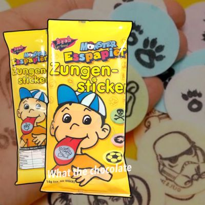 Zungen-sticker ขนมกระดาษแทททูลิ้น ( 60 ชิ้น )