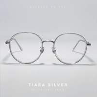 Glasses on you - Tiara silver แว่นตากรองแสง ตัดเลนส์ตามค่าสายตา