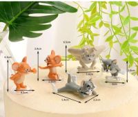 ?พร้อมส่ง?โมเดลทอมแอนด์เจอร์รี่ ชุด 5 ตัว ตุ๊กตาการ์ตูนTom&amp;Jerry