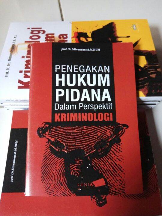 Penegakan Hukum Pidana Dalam Perspektif Kriminologi | Lazada Indonesia