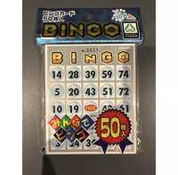 การ์ดบิงโก Bingo ของญี่ปุ่น จำนวน 50 ใบ ของญี่ปุ่นมีเบอร์ 01-75 ของดีพร้อมเล่น พร้อมส่ง ไม่ซ้ำแบบ