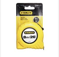 ตลับเมตร STANLEY รุ่น GLOBALTAPE 30 - 456N ขนาด 8 เมตร x 25 มม. สีเหลือง