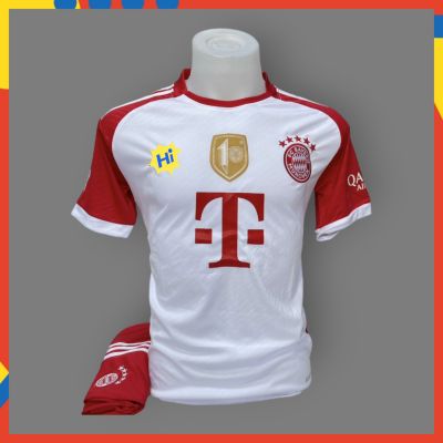 ⚽ ชุดกีฬาฟุตบอลบาเยิร์น ชุดฤดูกาลใหม่ 2023-2024 (เสื้อ + กางเกง) ⚽