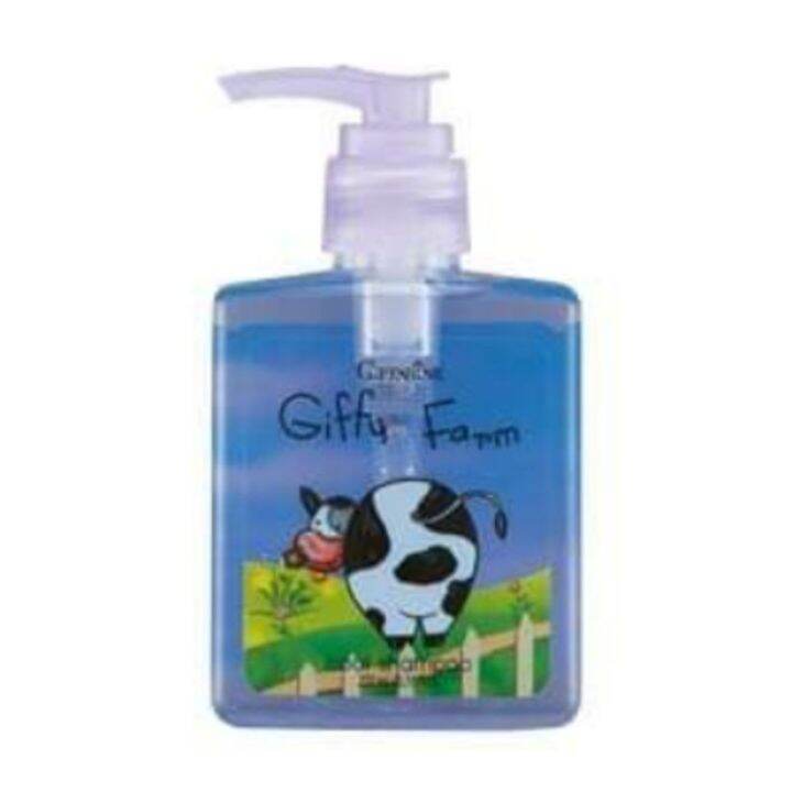 กิฟฟารีน-ครีมนวดผม-กิฟฟี่-ฟาร์ม-สูตรอ่อน-giffy-farm-hair-conditioner-แชมพูสูตรเย็น-กิฟฟี่-ฟาร์ม-บำรุงผมให้เงางาม-นุ่มสวย-ไม่พันกัน-สารสกัดดอกอัญ