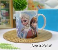 ?[พร้อมส่ง-018]  Disney  ลิขสิทธิ์แท้ 100% จากญี่ปุ่น   แก้วมัค  เซรามิค  Froze เจ้าหญิง ขนาด : 3.2 x 3.8 นิ้ว ?รบกวนเช็คขนาดก่อนตัดสินใจนะคะ?