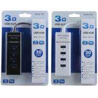 USB ความเร็วสูง 4 พอร์ตฮับ USB 3.0 USB HUB Adapter สำหรับ PC แล็ปท็อปอุปกรณ์เสริมคอมพิวเตอร์