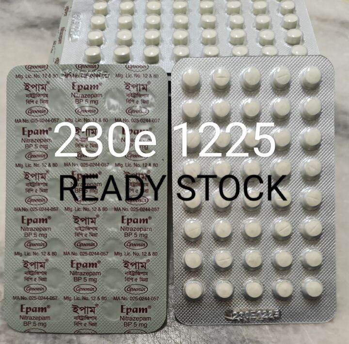 EPAM 5MG 230e 1 PAPAN 40 TABLETS (READY STOCK) | Lazada