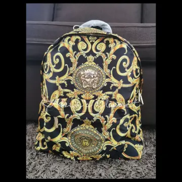 Versace, Bags, Versace Medusa Mini Backpack Coral Color Nwt