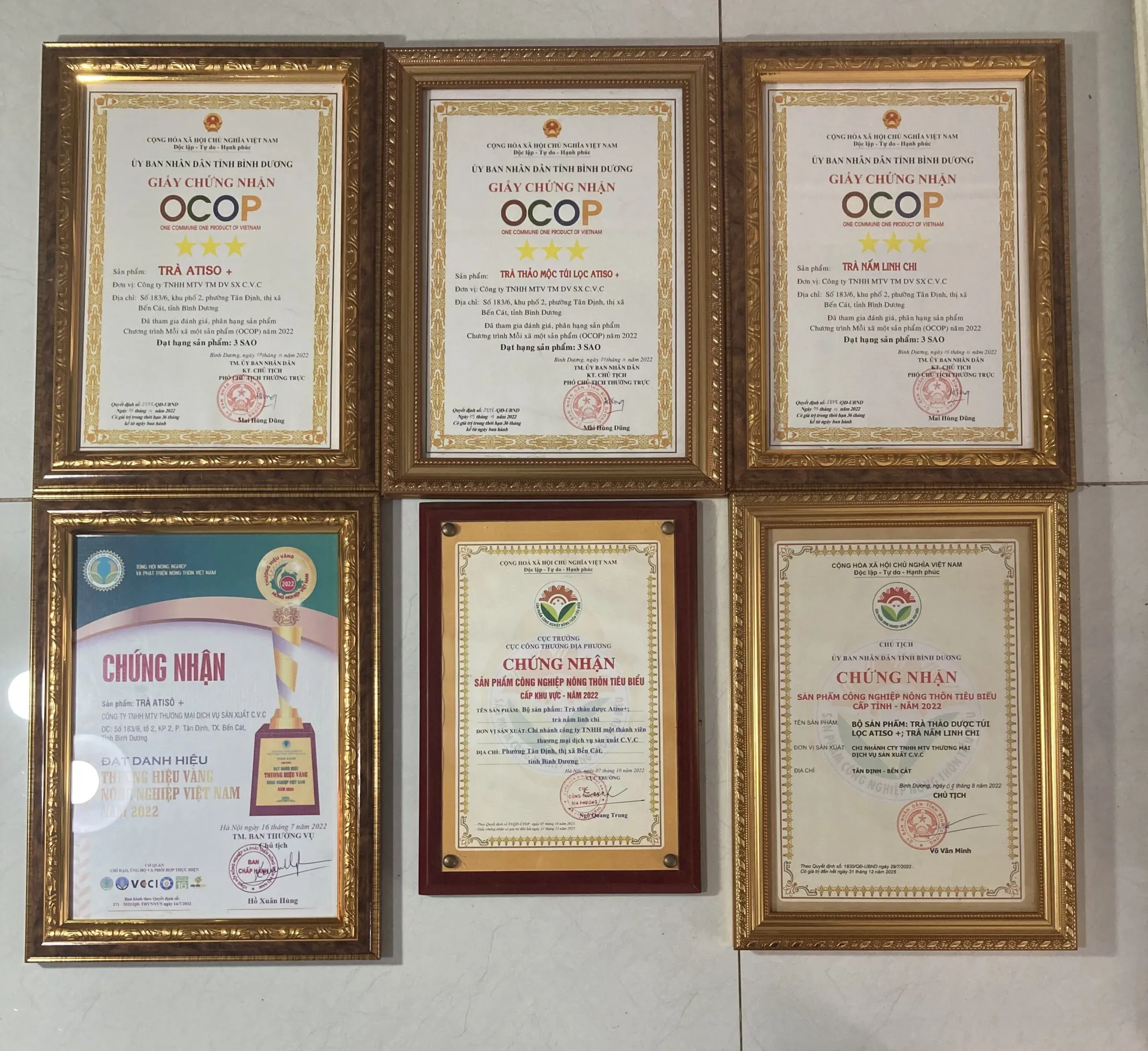 CÔNG TY TNHH MTV Thương mại Dịch vụ Sản Xuất C.V.C