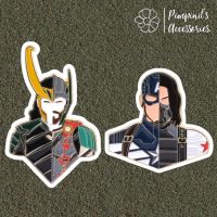 ?? พร้อมส่ง : เข็มกลัดกัปตันอเมริกา-บัคกี้และโลกิ-ธอร์ | Captain America-Bucky&amp;Loki-Thor(Marvel) Enamel Brooch Pin Set.