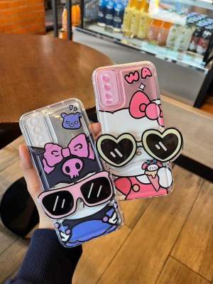 Oppo เคสการ์ตูน พร้อมขาตั้ง เคสออปโป้ A58/A78 (5g)  A98(5g) F11pro A94 A54(4g) A74  A5/A9 2020 A15 A16 A96 A95 A5s A31 A7 A12 A3s Reno4 Reno5 Reno7Z Reno8z Reno8T A77(5g) Reno6z