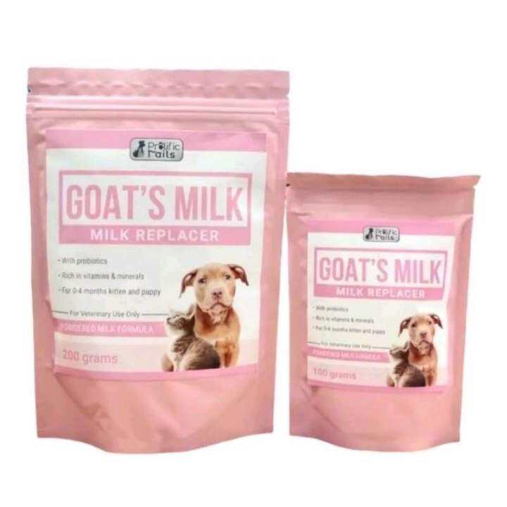 Prolific Tails Goat’s Milk Milk Replacer for cats and dogs Lazada PH
