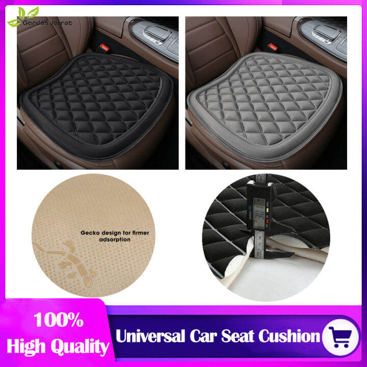 Tsumbay Car Pressure Relief Memory Foam Comfort Seat Protector for Car Driver Office/Home Chair Seat Cushion with Non Slip Bottom - Black