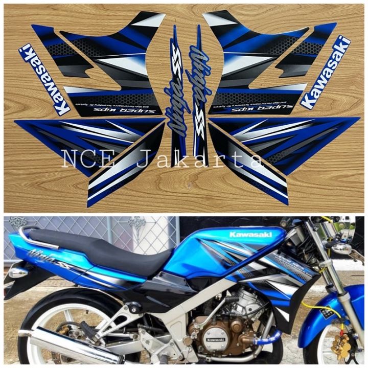 Lis Stiker Striping Ninja Ss Biru Lazada Indonesia