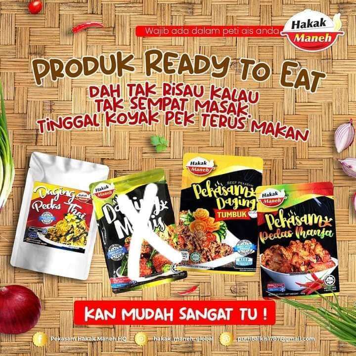 PEKASAM HAKAK MANEH READY TO EAT / READY TO COOK 1 PACK | Lazada